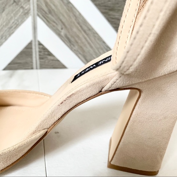 Nine West Gavyn ankle strap block heels size 9.5 - Picture 9 of 13